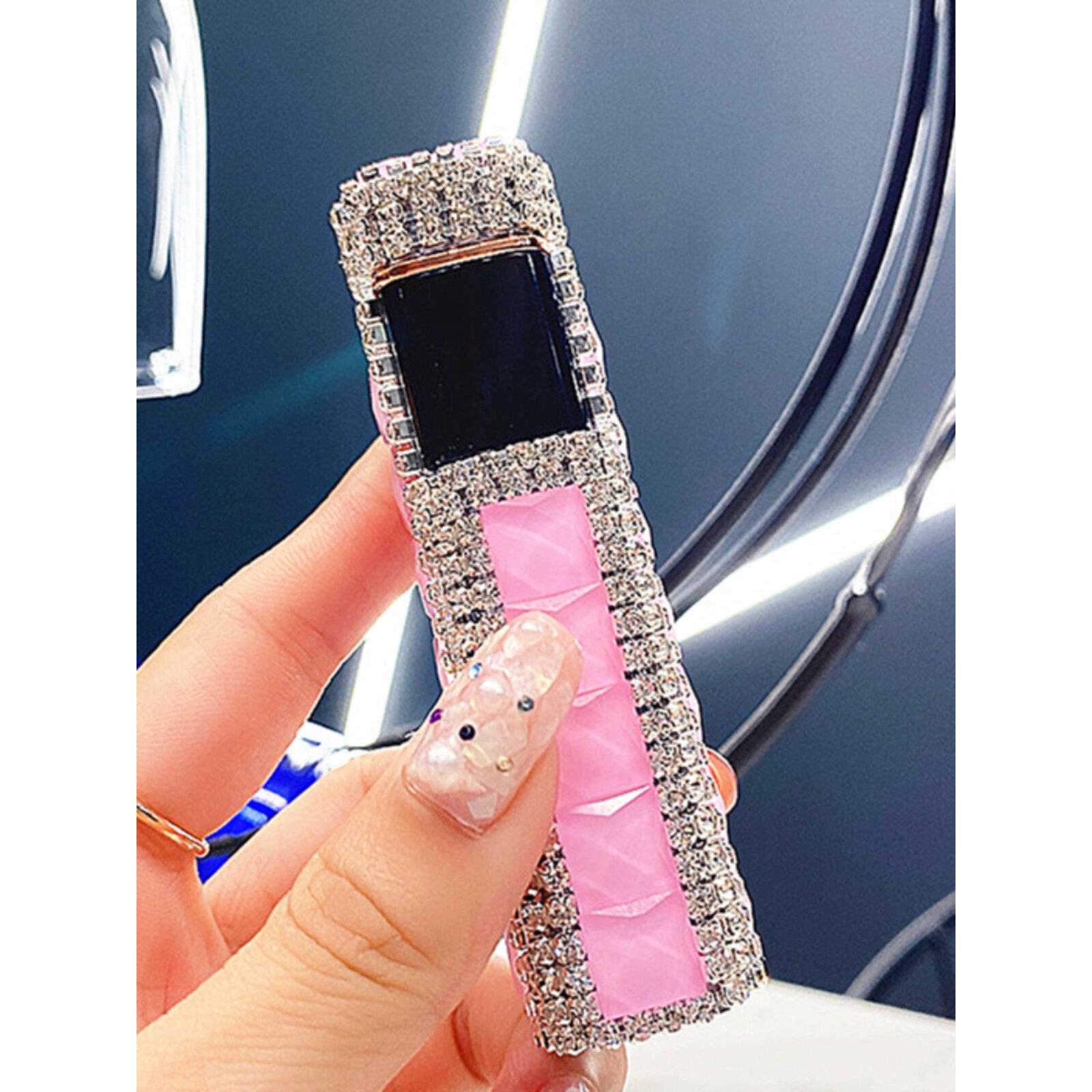 新品触摸屏双电弧打火机便携 usb充电防风长条点烟器 个性创意女