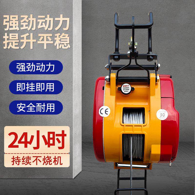 小金刚电动吊车220v小型吊机提升机小型家用升降卷扬机可携式电动