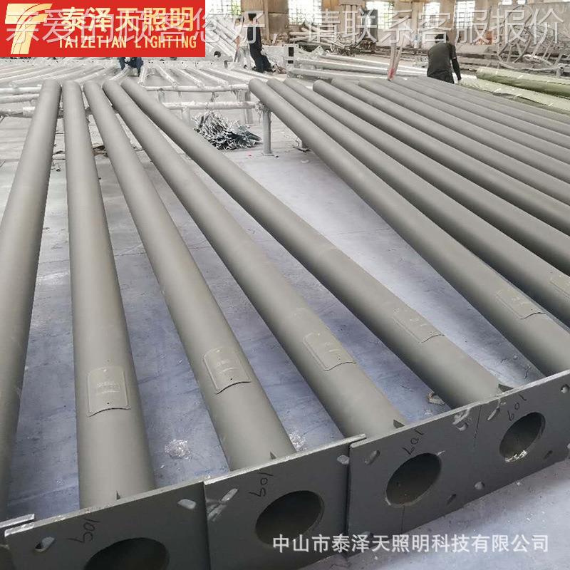 农村照明LED路灯米7米8米路灯12米传6电统普市通RKP单杆双臂路灯