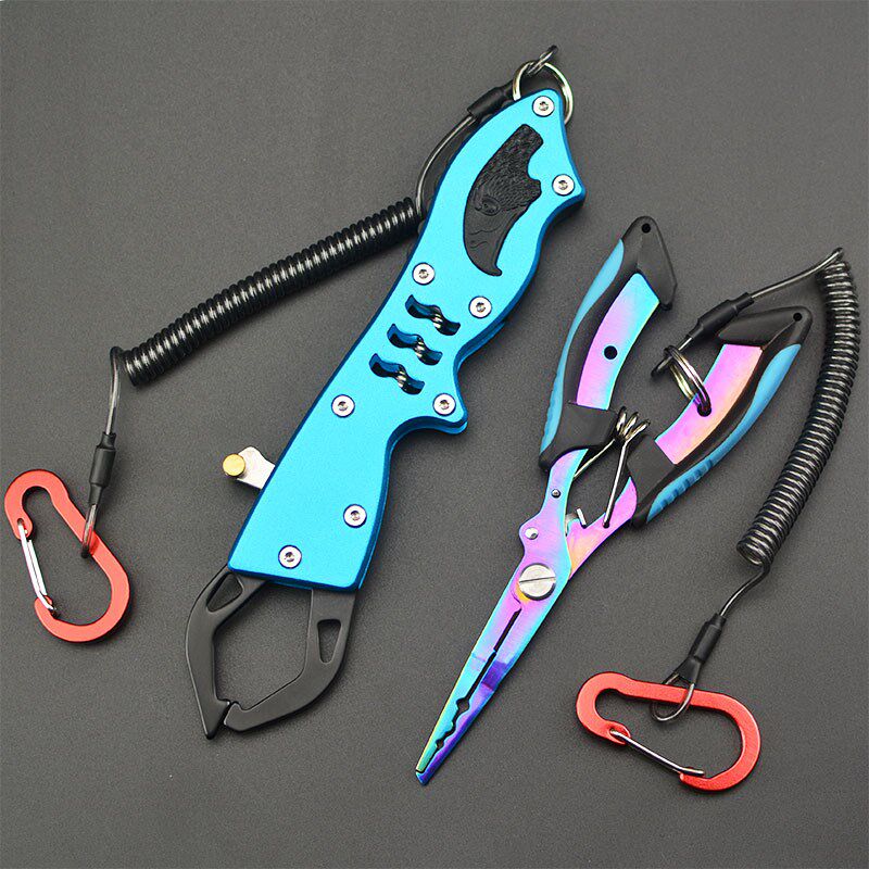 铝合金控鱼器不锈钢控鱼钳夹鱼器取钩器路亚钳多功能钓鱼钳子套装,户外/登山/野营/旅行用品,控鱼钳,淘宝优惠券,粉丝福利购,淘宝优惠卷