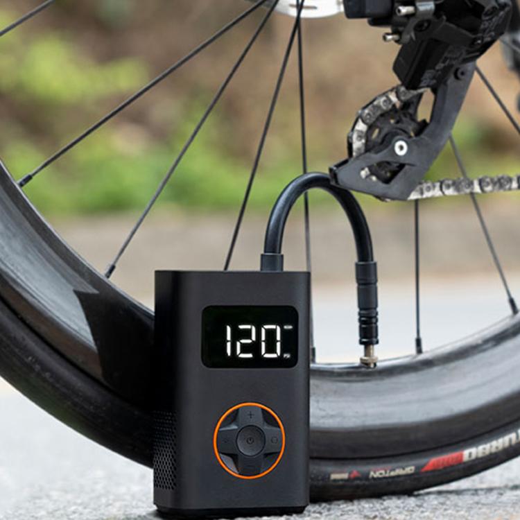 骑记充气泵车载充气泵电动打气筒胎压充气宝电动充气泵汽车充气泵