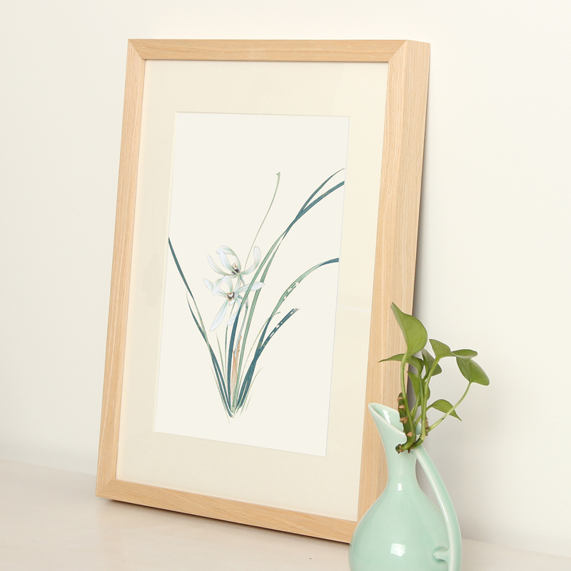 实木相框挂墙16寸20寸24寸30寸装饰画照片A3海报4 8开裱画框定做