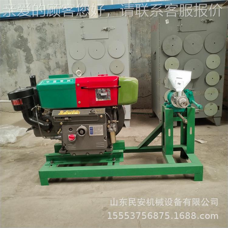 家用米汽膨化 小型油机带爆米HCL花机 流动车载式夹机心玉空心棒