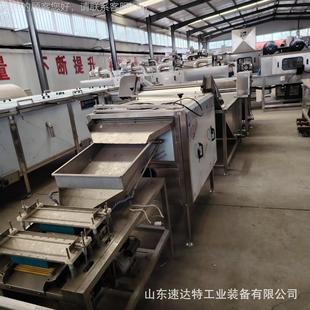 全自动卤蛋连生生产线鹌鹑蛋产242加工流水线蛋蒸制品煮剥壳生续