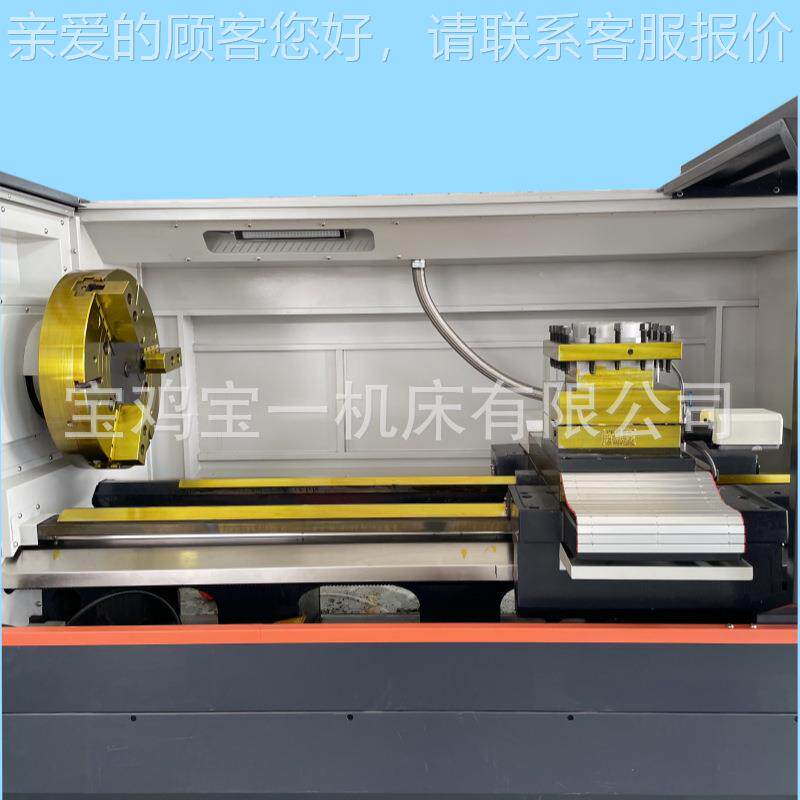 CK6810X15床00数控车体床整身三挡变速硬轨宝CK6180鸡6180数控车