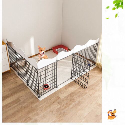 宠物围栏狗狗隔离门自由组合栅栏护栏小型犬泰迪室内窝家用狗笼子