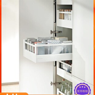 进口blum高柜内抽屉百隆骑马抽全拉出阻尼滑轨blum零食柜拉篮钢抽