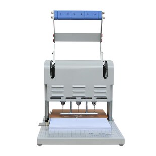 3108线装 订机QY 卷宗文书 40A电动三孔打孔机人事档案盒装 奇砚QY