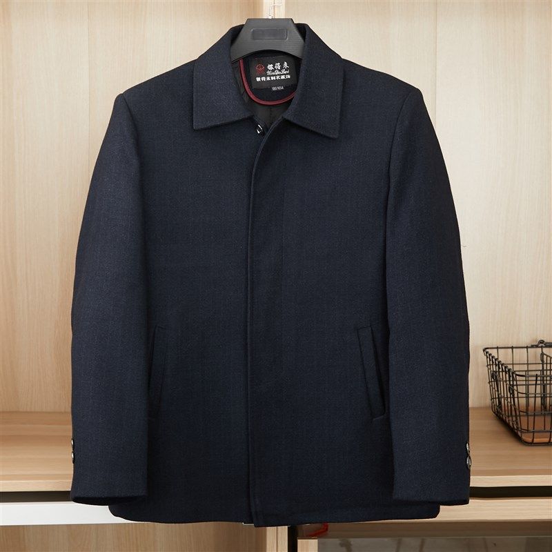 扣子款中老年人秋冬外套男爸爸宽松夹克老人春秋上衣服装爷爷男装,男装,中老年上装,淘宝优惠券,粉丝福利购,淘宝优惠卷