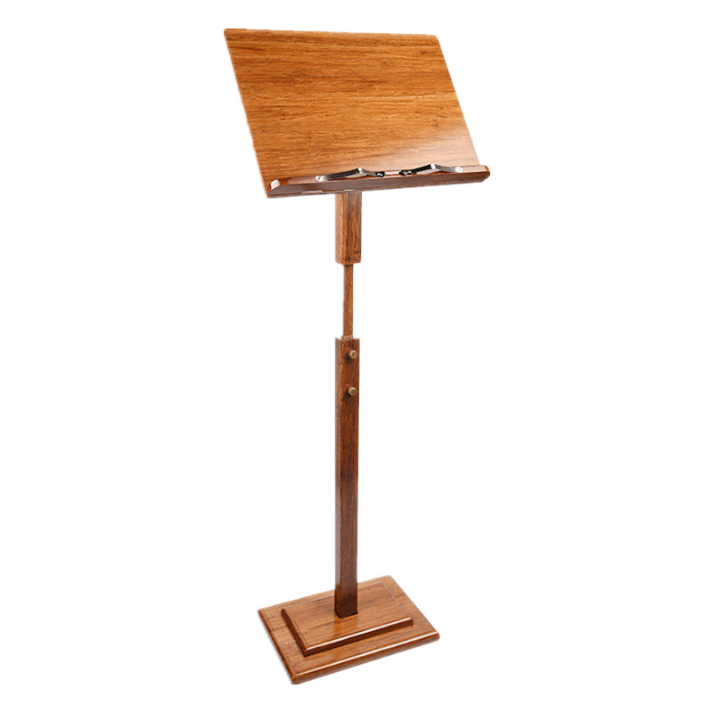 古筝乐谱架升降便携中式专业家用实竹木质小提琴经书歌曲谱支架子