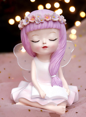 少女心花仙子女孩摆件公主房间装饰品送女生闺蜜儿童生日新年礼物