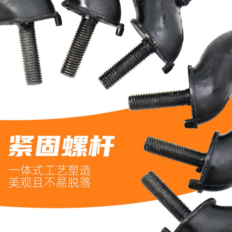 汽油/柴油发电机减震脚2/3kw 5/8千瓦机架橡胶垫缓冲垫防震脚S型