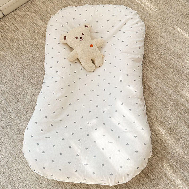 新生宝宝床中床 婴儿哄睡床垫舒适宝宝仿子宫睡防惊跳床纯棉全包