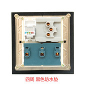 不锈钢地插座开启式 RJ45网路多功能电源地板插座家用防水 304拉丝