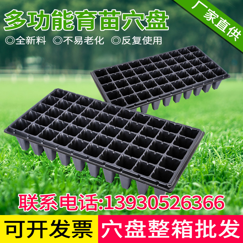 育苗盆育苗穴盘育苗盒蔬菜多肉扦插育苗箱种植穴盆营养育苗盘托盘