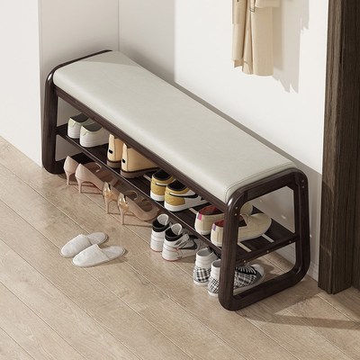 换鞋凳门口家用可坐鞋柜入户门鞋架坐凳一体非实木试衣间长条凳子