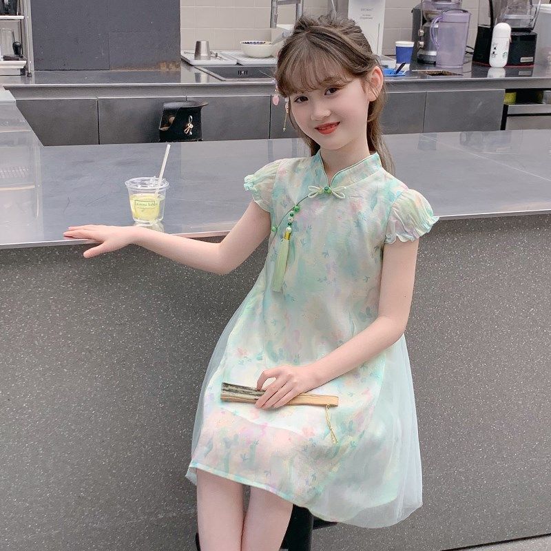女童汉服连衣裙2025新款夏装儿童洋气好看旗袍公主裙夏季女孩裙子,童装/婴儿装/亲子装,汉服,淘宝优惠券,粉丝福利购,淘宝优惠卷