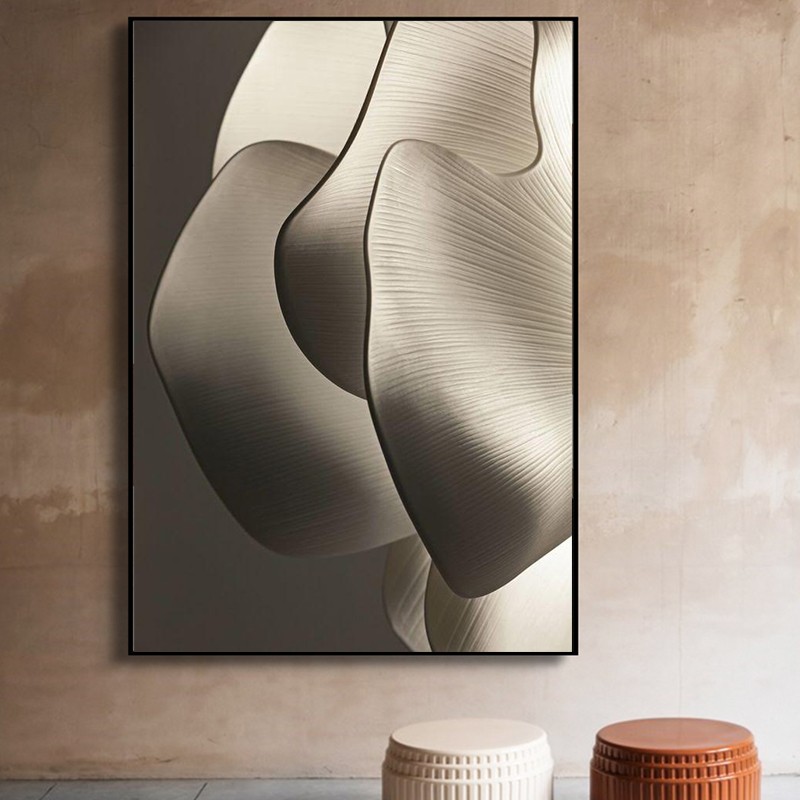 轻奢客厅装饰画沙发背景墙挂画抽象艺术现代餐厅玄关主卧床头壁画图片
