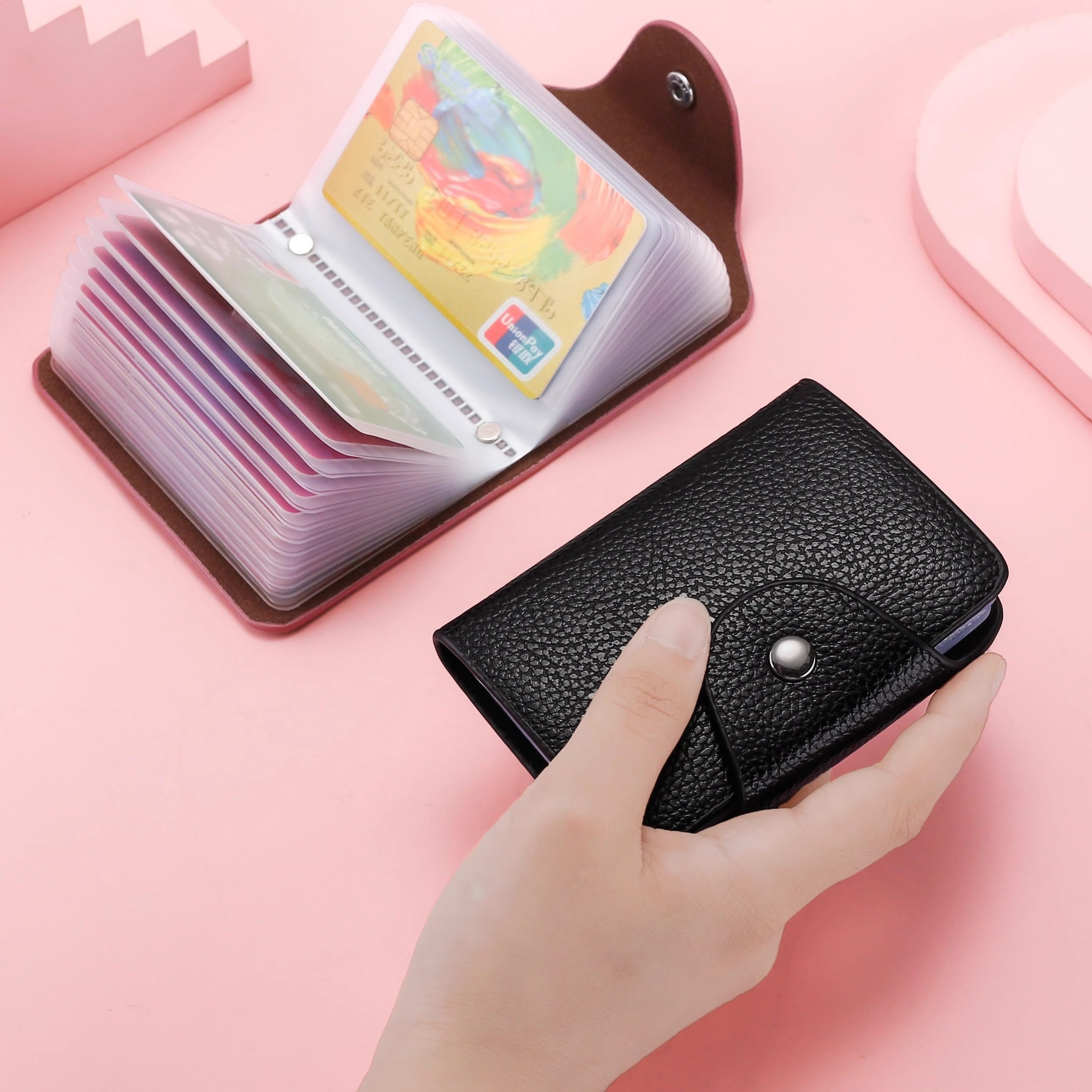 2025新款简约纯色卡包