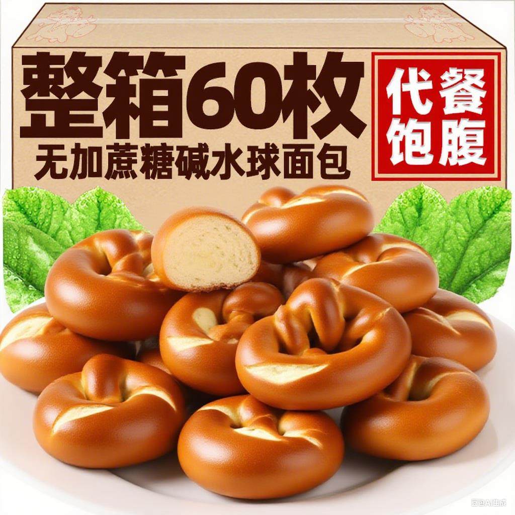 正宗全麦碱水面包球早餐整箱低脂无糖精代餐饱腹主食夹心欧包速食,零食/坚果/特产,传统西式糕点,淘宝优惠券,粉丝福利购,淘宝优惠卷