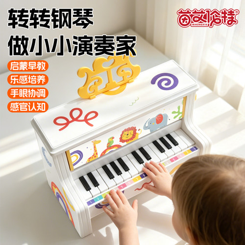 儿童转转钢琴玩具初学者礼物