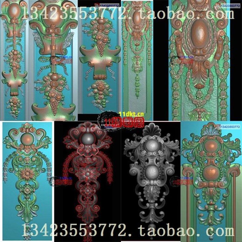 3精雕图浮雕电脑雕刻欧式洋花 洋花石雕图 石雕建材花 柱花精雕图,商务/设计服务,设计素材/源文件,淘宝优惠券,粉丝福利购,淘宝优惠卷