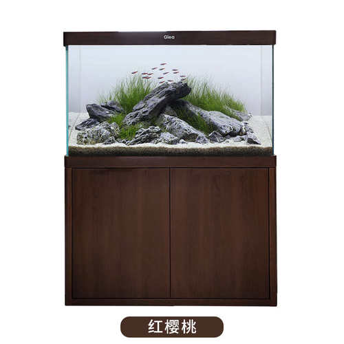 水族箱底水鱼大型白办公室鱼缸家用h6免玻璃滤屏风客厅高逸换超