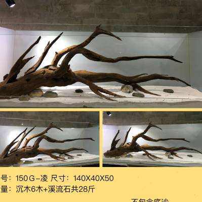 石木道150沉木造景木组合水陆缸雨林缸南美原生水草鱼缸景观定.w