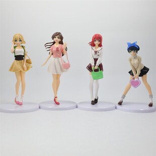 蛋糕装饰c租借女友美少女千鹤琉夏机箱桌面摆件手办玩具公仔模型