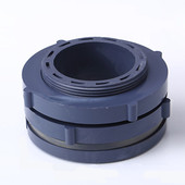 PVC水箱接头承插PE桶储罐配件塑料水桶水塔直插接口4分1寸2寸4寸