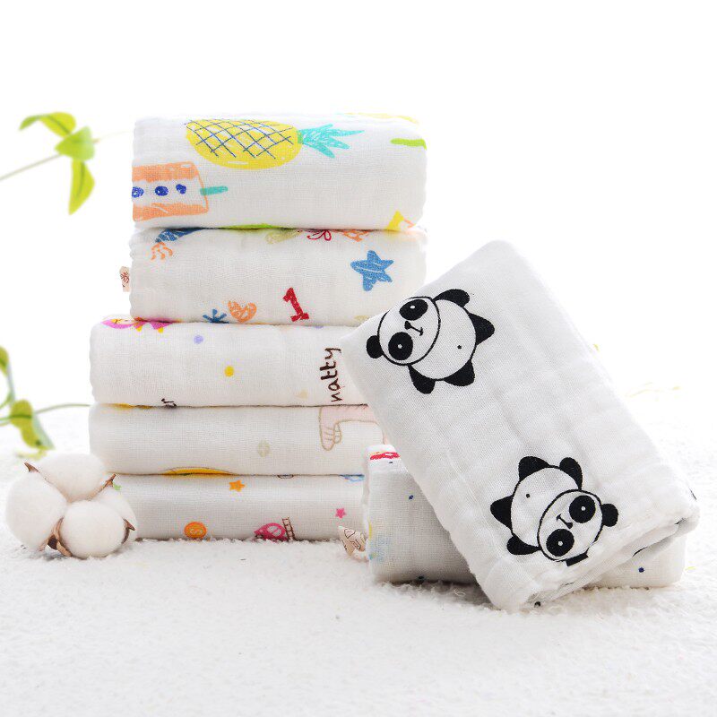纯棉婴儿纱布毛巾长方形新生儿洗脸巾儿童宝宝洗澡巾柔软吸水面巾,婴童用品,口水巾,淘宝优惠券,粉丝福利购,淘宝优惠卷