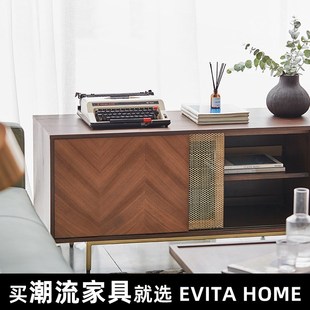 电视柜客厅家用小户型实木电视柜茶几组合 都市现代简约轻奢美式
