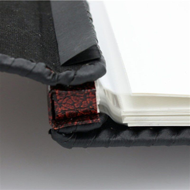 高档 皮面相册 5/6/7/8/9/10寸 自粘式粘贴覆膜式DIY影集 36面