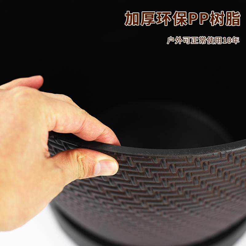 大花盆室内阳台客厅发财树龟背竹幸福树金钱树花卉植物盆栽种植盆