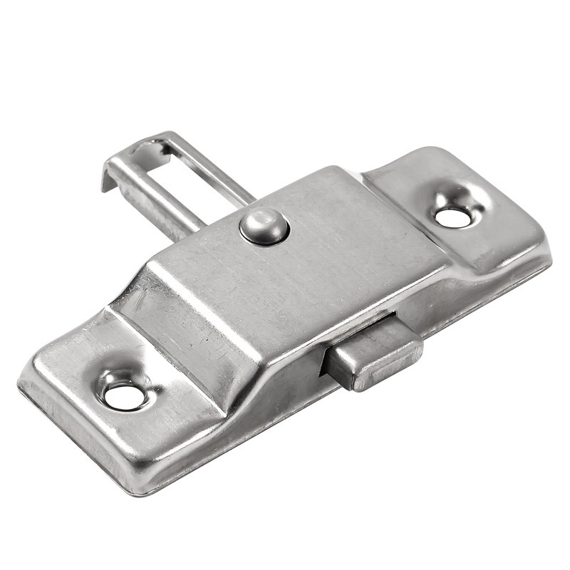 蒙莱奇无框阳台门窗折叠插销锁 42mm锌合金窗锁自弹门扣门栓锁