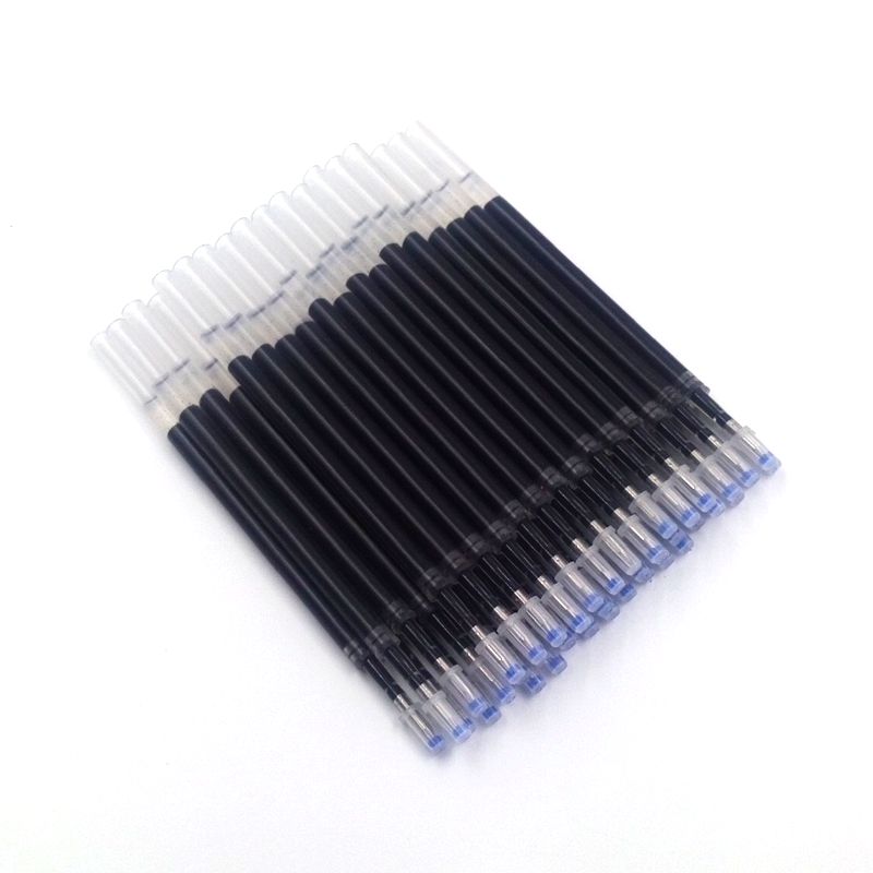 惯翔按动笔芯按动笔笔芯桶装按动中性笔芯0.5黑墨红蓝按压水笔芯