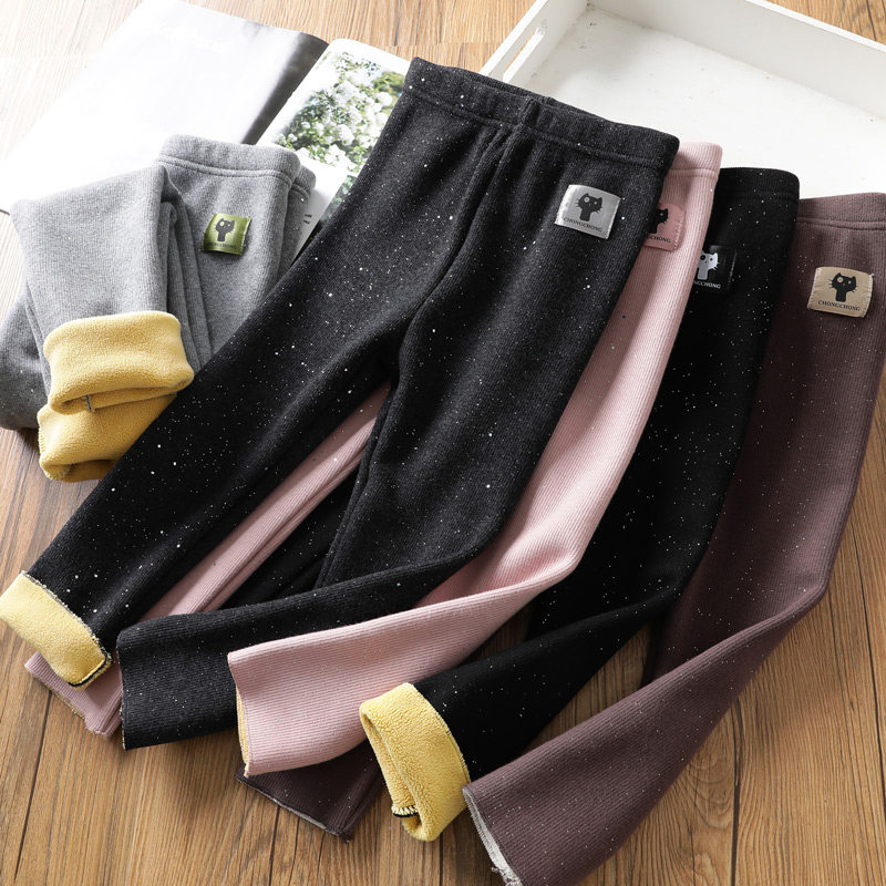 女童一体加绒加厚打底裤秋冬季新款儿童宝宝洋气外穿小脚铅笔裤子,童装/婴儿装/亲子装,裤子,淘宝优惠券,粉丝福利购,淘宝优惠卷