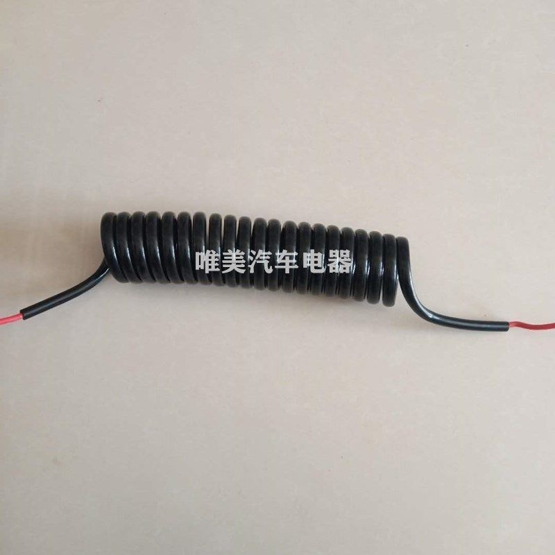 螺旋电源货车10连接线纯铜单货车空调连接线方平挂车芯线车载空调
