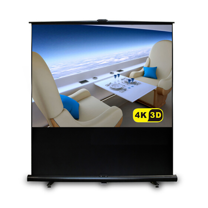 经科JK铂铝超轻Z型地拉幕布玻纤白幕移动户外落地支架72/80/92/10