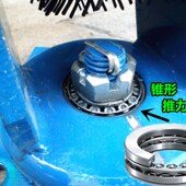 工矿轮子 轮胎 独轮车轮力车轮车胎下脚 14寸充气万向轮3.00