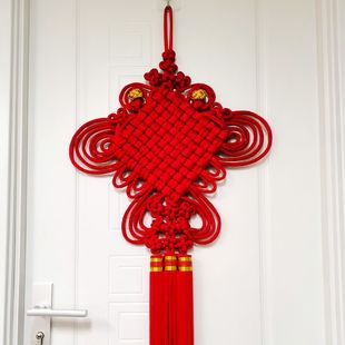 巧艺精品中国结挂件客厅入户门挂饰乔迁新居装饰品富贵吉祥金鱼结