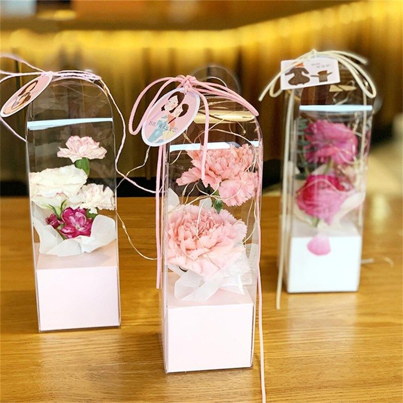 女神节花束包装盒手提花盒透明花盒鲜花包装盒手提袋花瓶盒盆栽盒,鲜花速递/花卉仿真/绿植园艺,花艺包装盒,淘宝优惠券,粉丝福利购,淘宝优惠卷