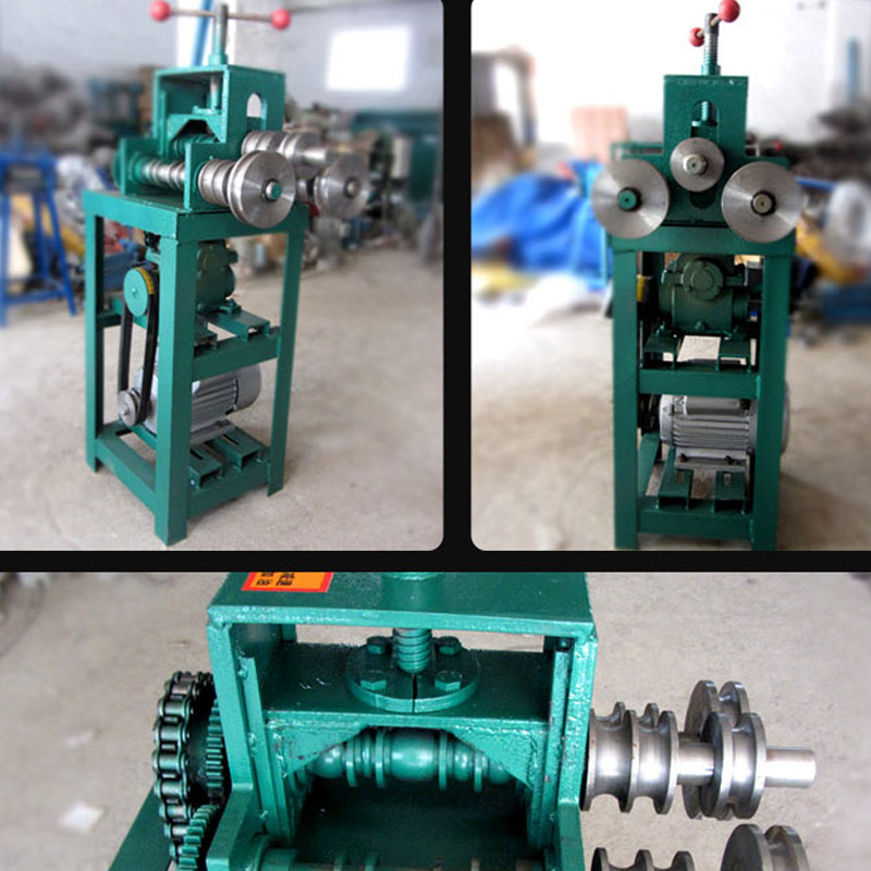 立式电动多功能弯管机工具大弧度压弧机圆管方管折弯机车棚大弧形