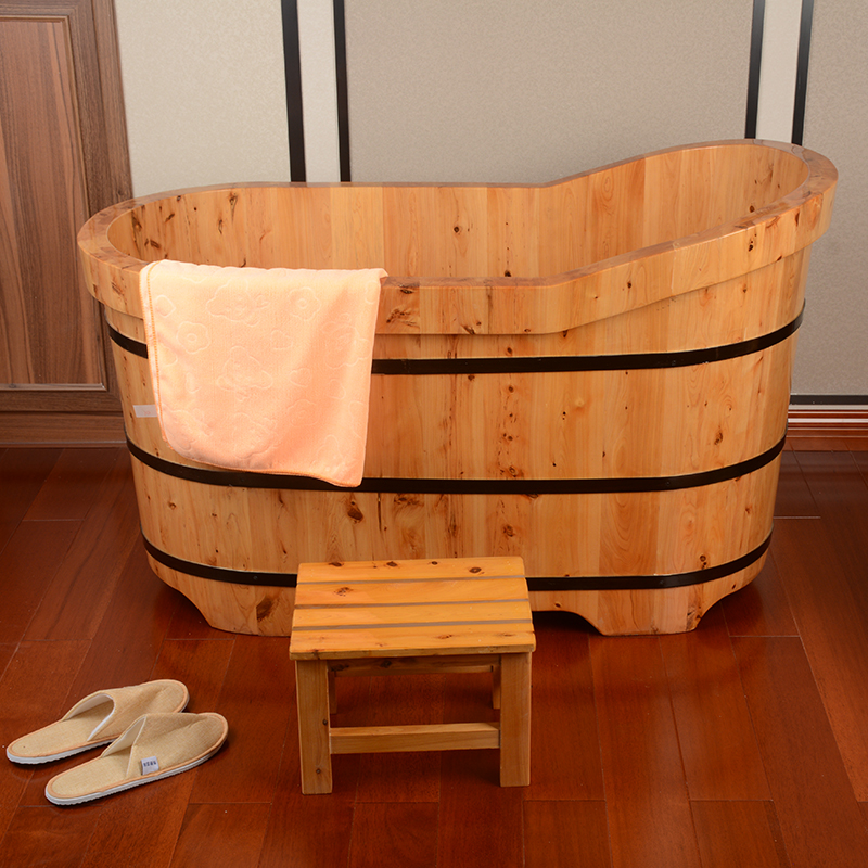 香柏木泡澡桶成人木桶浴桶洗澡盆木质浴缸大人全身洗浴实木大桶