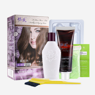 俪缇染发剂焗油膏自己在家染发盖白发染发膏免漂上色流行色彩染膏