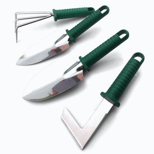 家用不锈钢种花小铲子阳台盆栽养花种菜修剪松土花铲园艺工具套装