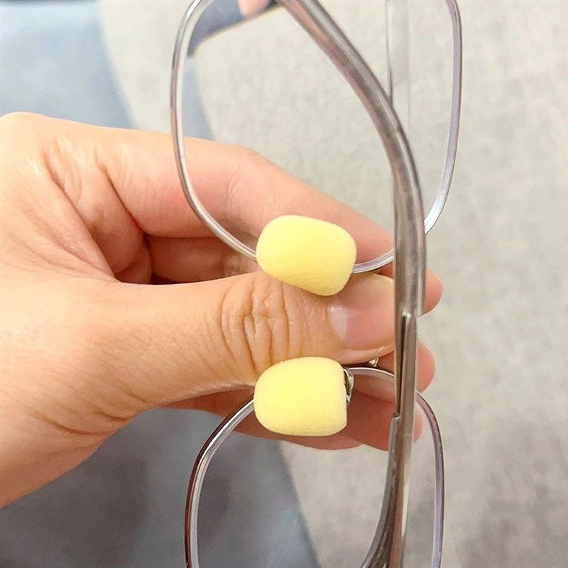 眼镜使用鼻子托防护妆容套肤色海绵套迷你黑色保护罩耳麦小号海棉,居家日用,防护包,淘宝优惠券,粉丝福利购,淘宝优惠卷