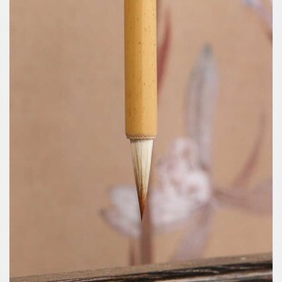 鸡狼毫/兼毫/小楷/落款/勾线/阴符经花鸟小写意江西毛笔大明笔庄