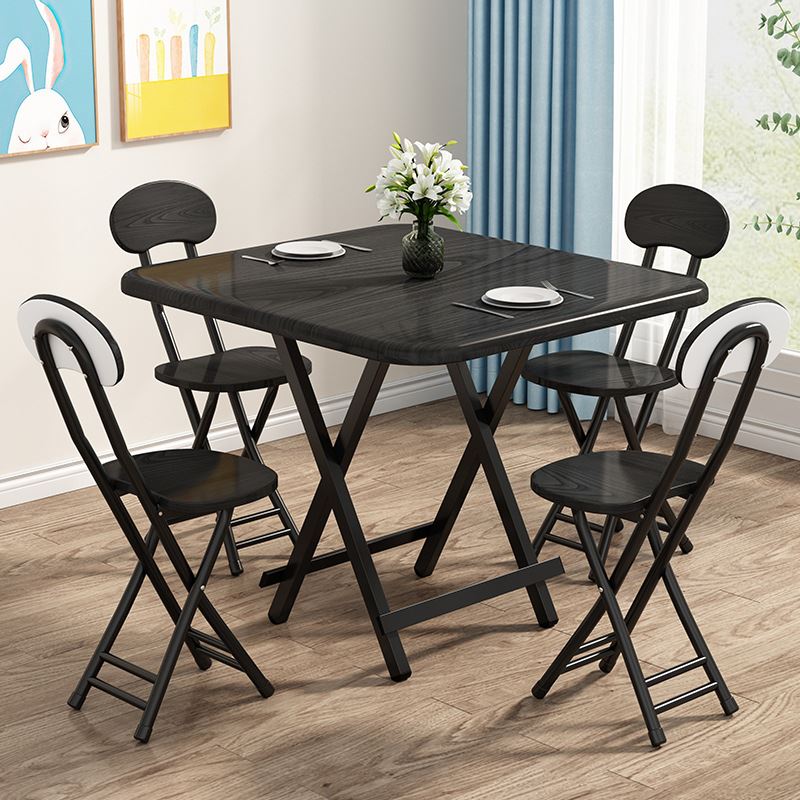 可折叠桌子简易出租屋餐桌家用便携式吃饭饭桌圆桌摆摊户外小方桌