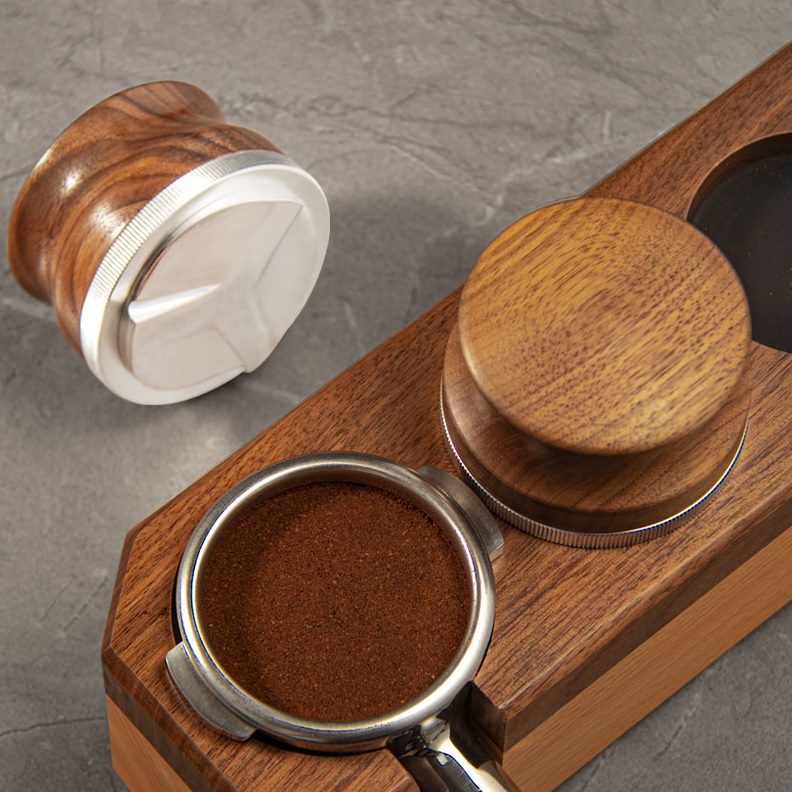 意式咖啡58mm1器粉/浆四浆可调节器布53不锈钢三通用5/粉压咖啡机